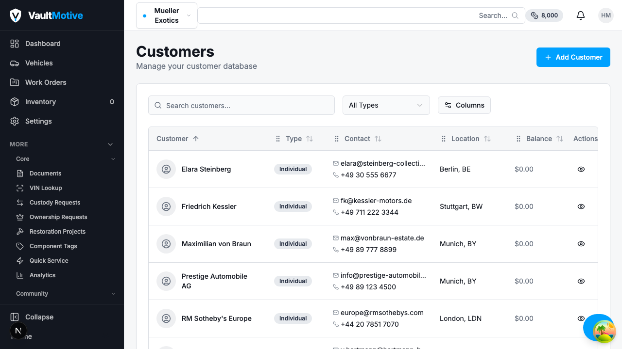Owner Portal screenshot